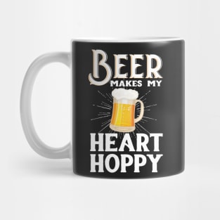 Beer Makes My Heart Hoppy Mug